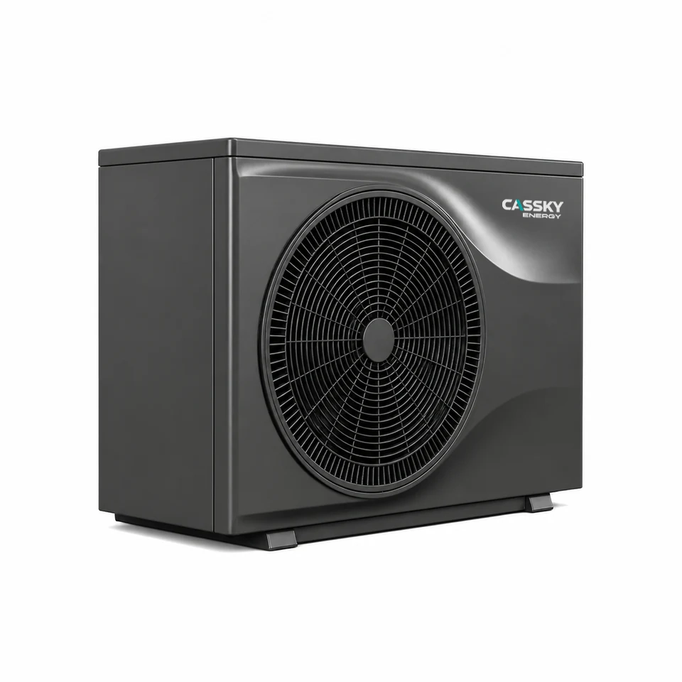 pool heat pump left view